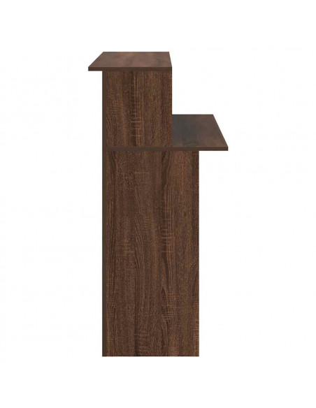 Banco Reception Rovere Marrone 100x50x103,5cm Legno Multistrato