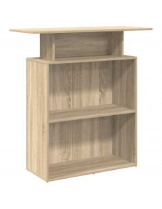 Banco Reception Rovere Sonoma 100x40x104 cm Legno Multistrato