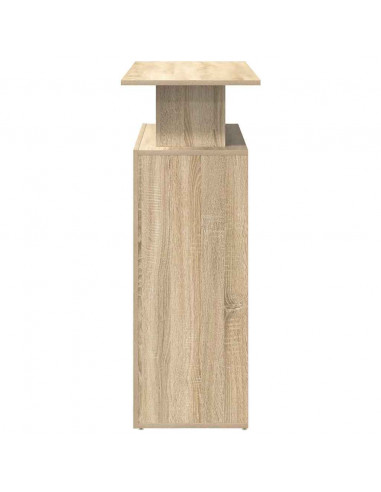 Banco Reception Rovere Sonoma 100x40x104 cm Legno Multistrato