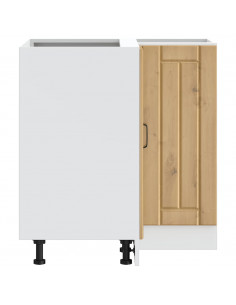 Base ad Angolo Cucina Lucca Rovere Artigianale Truciolato