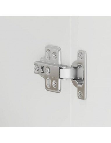 Base da Cucina Kalmar Bianco Lucido in Legno Multistrato