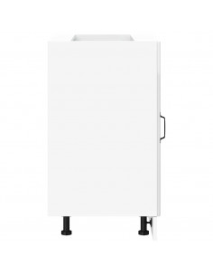 Base da Cucina Kalmar Bianco Lucido in Legno Multistrato