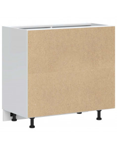 Base da Cucina Kalmar Bianco Lucido in Legno Multistrato 2