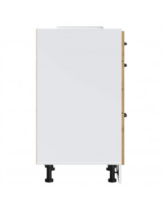 Base da Cucina Kalmar Rovere Artigianale in Legno Multistrato