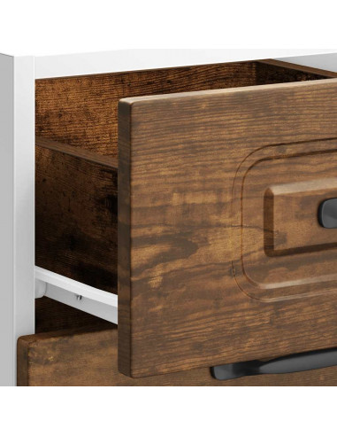 Base da Cucina Kalmar Rovere Fumo in Legno Multistrato