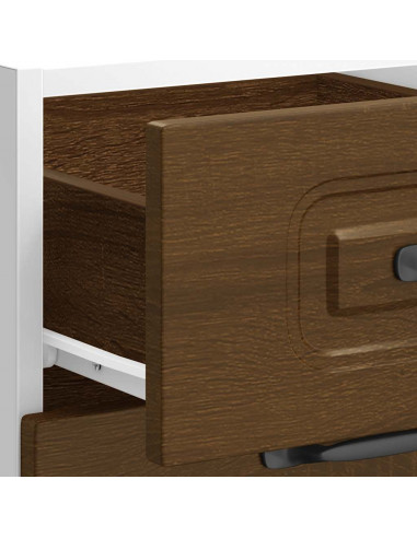 Base da Cucina Kalmar Rovere Marrone in Legno Multistrato