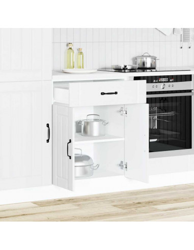 Base da Cucina Lucca Bianco in Legno Multistrato