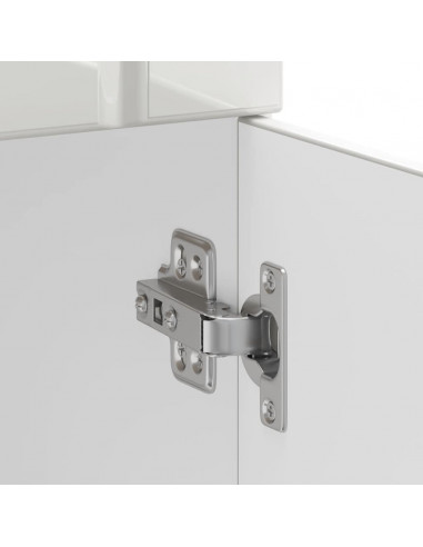 Base da Cucina Lucca Bianco Lucido in Legno Multistrato