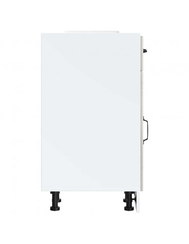 Base da Cucina Lucca Grigio Cemento in Legno Multistrato