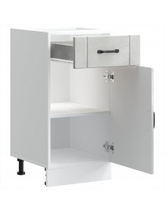 Base da Cucina Lucca Grigio Cemento in Legno Multistrato