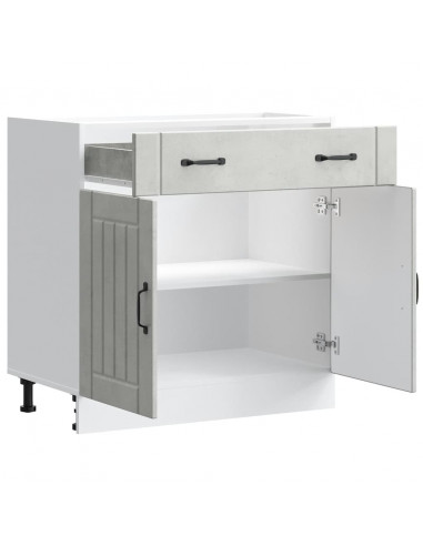 Base da Cucina Lucca Grigio Cemento in Legno Multistrato