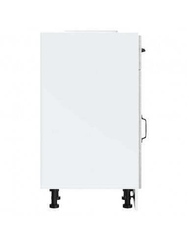 Base da Cucina Lucca Grigio Sonoma in Legno Multistrato