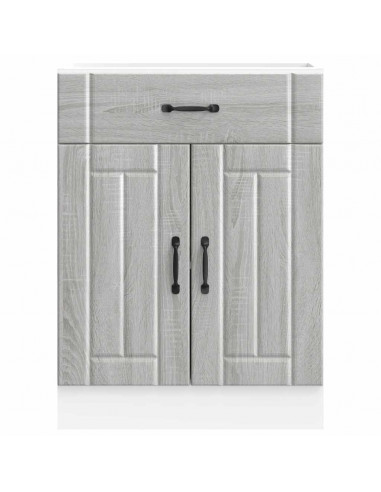 Base da Cucina Lucca Grigio Sonoma in Legno Multistrato