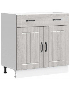 Base da Cucina Lucca Grigio Sonoma in Legno Multistrato