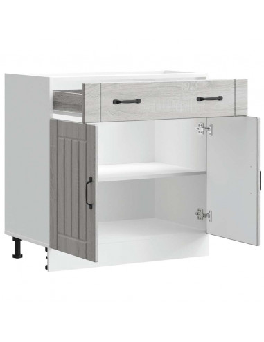 Base da Cucina Lucca Grigio Sonoma in Legno Multistrato