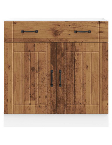 Base da Cucina Lucca Legno Antico in Legno Multistrato