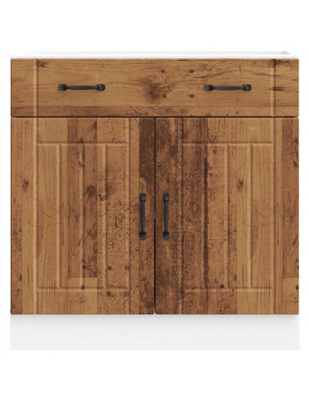 Base da Cucina Lucca Legno Antico in Legno Multistrato