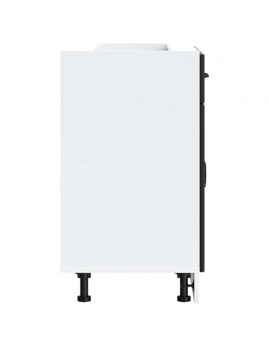 Base da Cucina Lucca Nero in Legno Multistrato