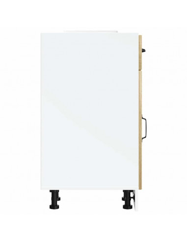 Base da Cucina Lucca Rovere Artigianale in Legno Multistrato