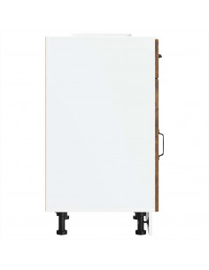 Base da Cucina Lucca Rovere Fumo in Legno Multistrato 2