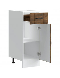 Base da Cucina Lucca Rovere Fumo in Legno Multistrato