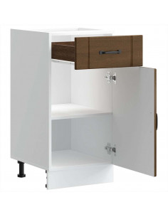 Base da Cucina Lucca Rovere Marrone in Legno Multistrato