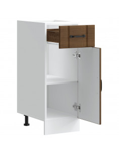 Base da Cucina Lucca Rovere Marrone in Legno Multistrato