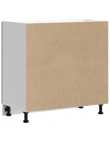 Base da Cucina Lucca Rovere Marrone in Legno Multistrato