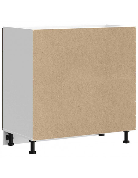 Base da Cucina Lucca Rovere Marrone in Legno Multistrato