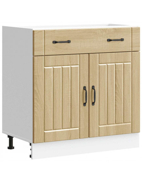 Base da Cucina Lucca Rovere Sonoma in Legno Multistrato