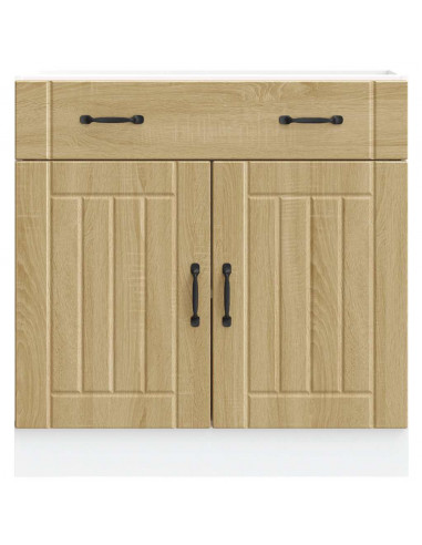 Base da Cucina Lucca Rovere Sonoma in Legno Multistrato