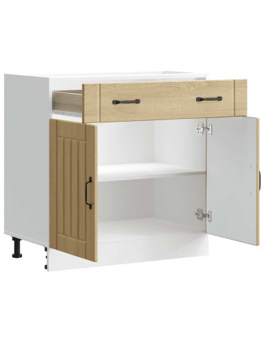 Base da Cucina Lucca Rovere Sonoma in Legno Multistrato