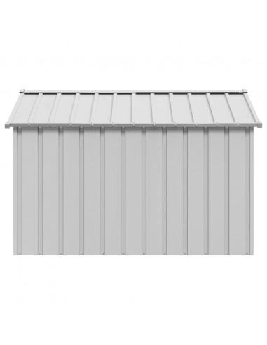 Casetta per Cani con Tetto 113x153x101 cm Acciaio Zincato