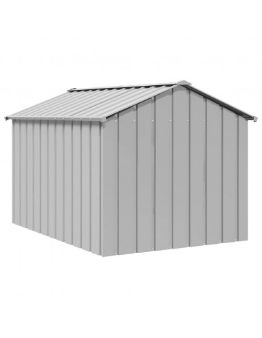 Casetta per Cani con Tetto 113x153x101 cm Acciaio Zincato