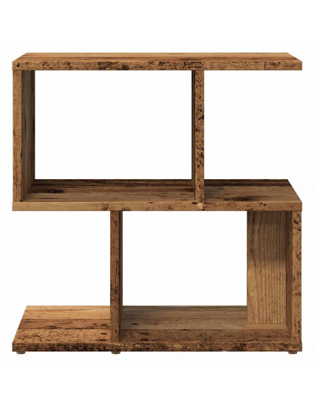 Comodini 2 pz in Legno Vecchio 50x30x51,5 cm Legno Multistrato
