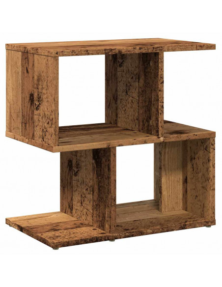 Comodini 2 pz in Legno Vecchio 50x30x51,5 cm Legno Multistrato