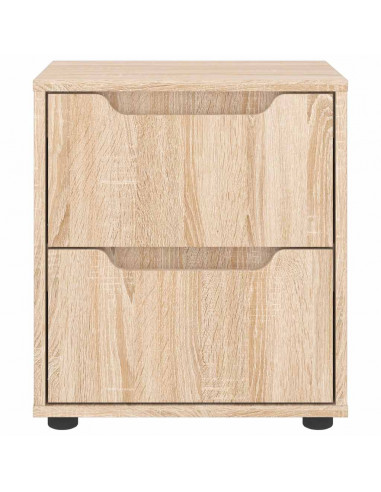 Comodino VISNES Rovere Sonoma 45x40x50 cm in Legno Multistrato