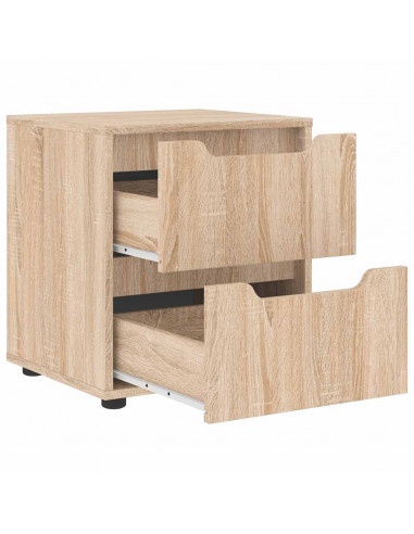 Comodino VISNES Rovere Sonoma 45x40x50 cm in Legno Multistrato