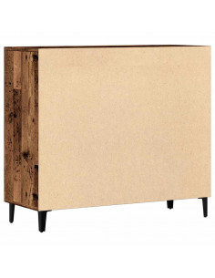 Credenza Legno Antico 90x34x80 cm in Legno Multistrato