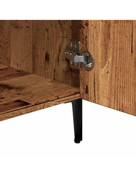 Credenza Legno Antico 90x34x80 cm in Legno Multistrato