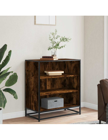 Credenza Rovere Fumo 68x35x76 cm in Truciolato