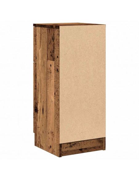Credenze 2 pz Legno Antico 30x30x70 cm in Legno Multistrato