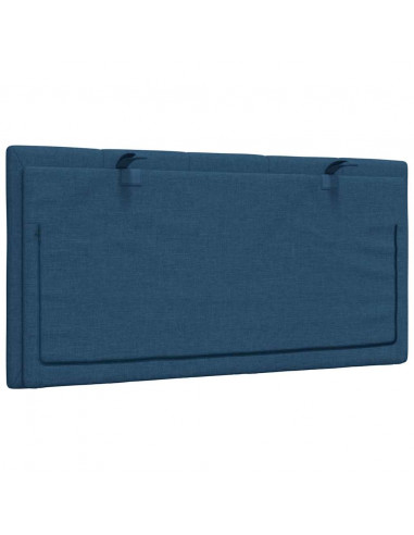 Cuscino Testiera Blu 100 cm in Tessuto