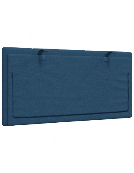 Cuscino Testiera Blu 100 cm in Tessuto