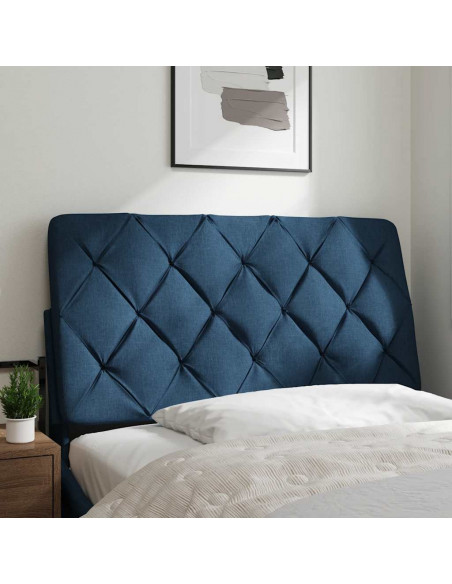 Cuscino Testiera Blu 100 cm in Tessuto