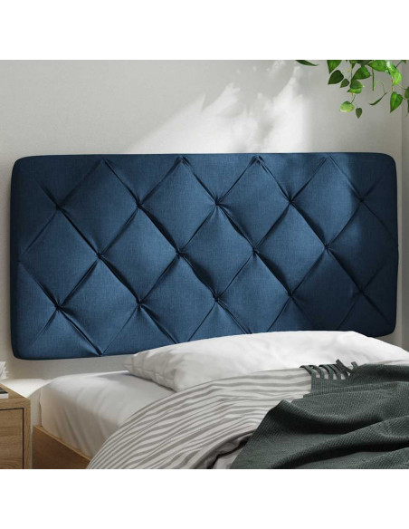 Cuscino Testiera Blu 100 cm in Tessuto