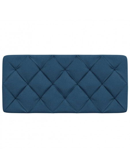 Cuscino Testiera Blu 100 cm in Tessuto