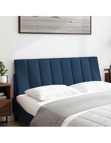 Cuscino Testiera Blu 120 cm in Tessuto