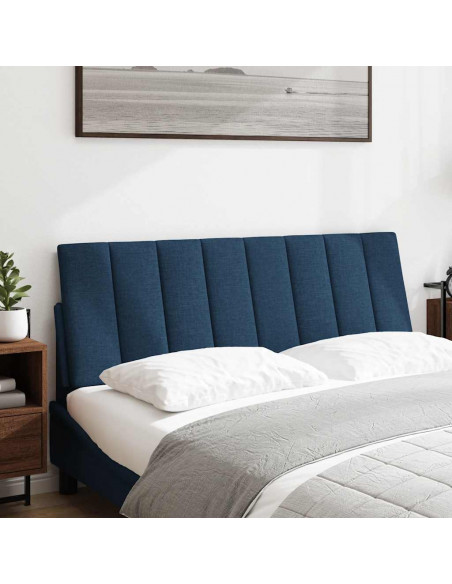 Cuscino Testiera Blu 120 cm in Tessuto