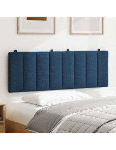Cuscino Testiera Hanko Blu 120 cm in Tessuto 2